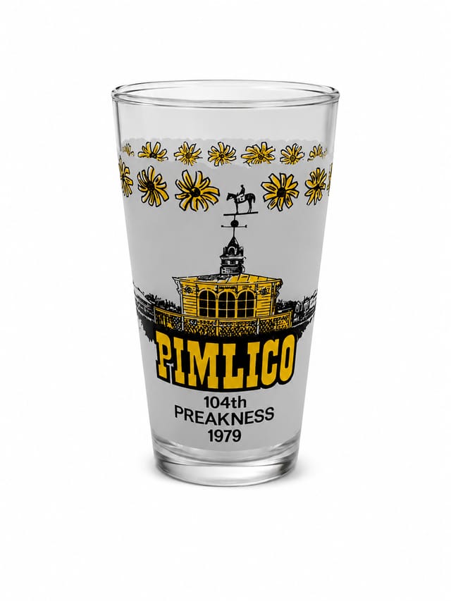 1979 Preakness Glass