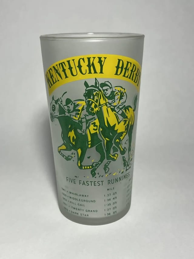 1955 KY Derby Glass