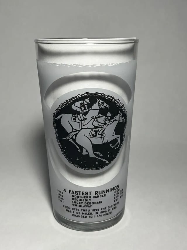1966 KY Derby Glass