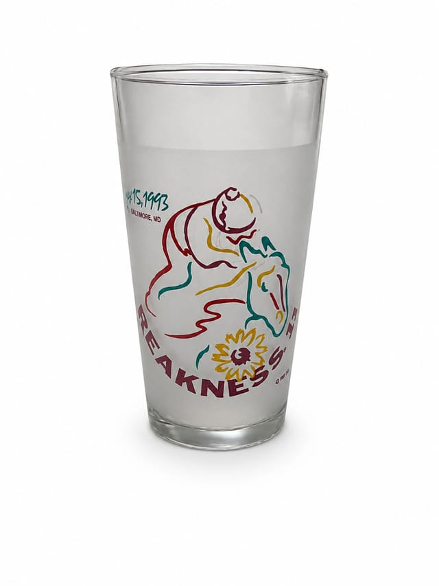 1993 Preakness Glass