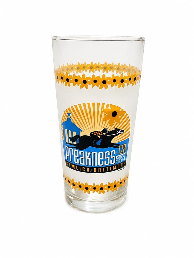2003 Preakness Glass